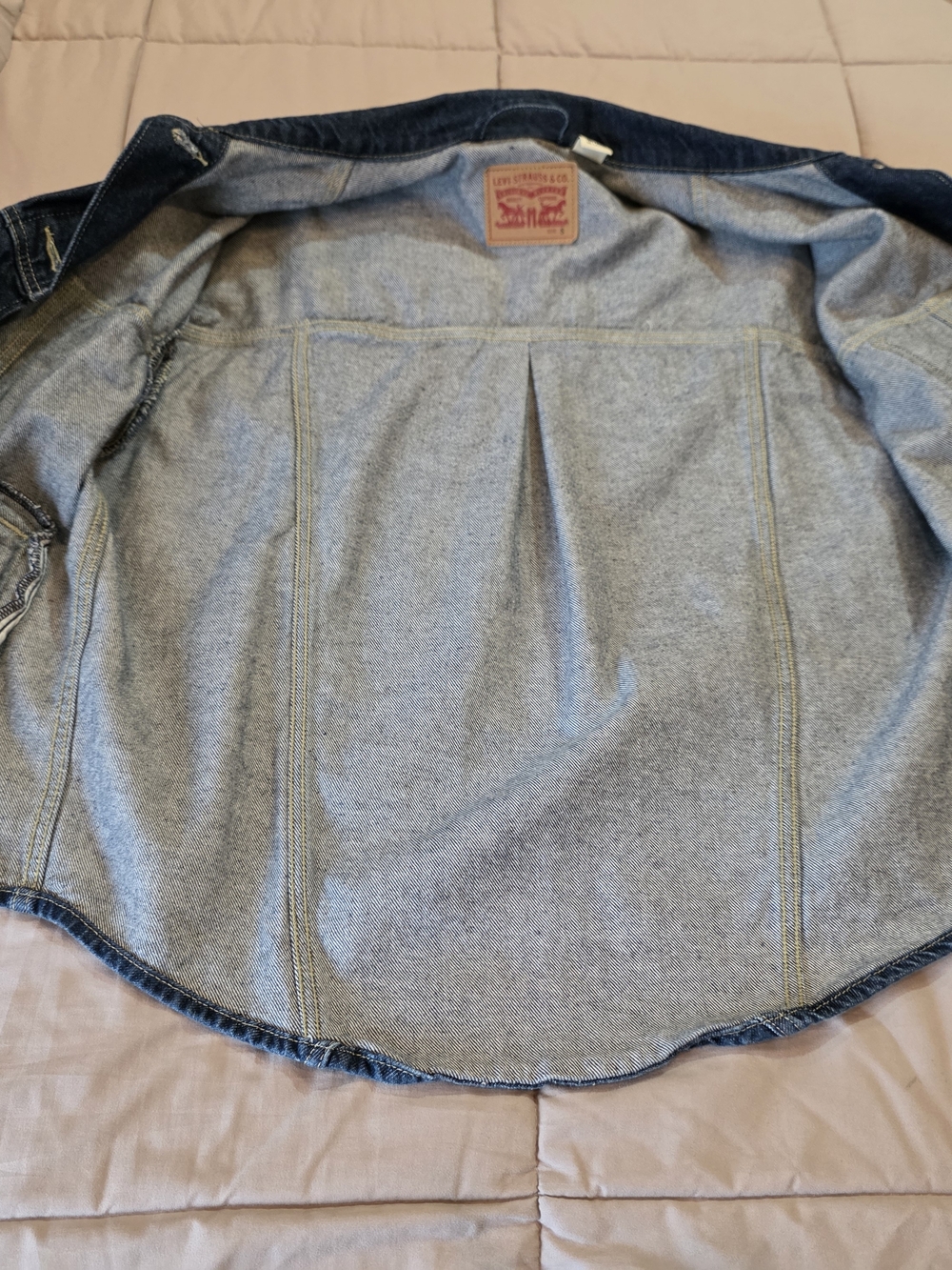 Levi's Dark Blue Denim Jean Jacket - Picture 11 of 14